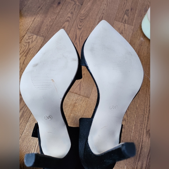 Amazon Ankle Bow Strap D'Orsay Heels - Picture 4 of 6